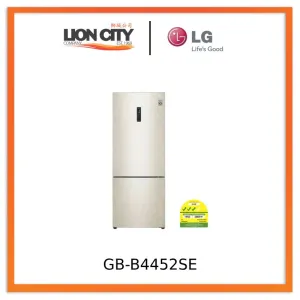 LG GB-B4452SE 451 L Bottom Freezer with Inverter Compressor in Cream Marble