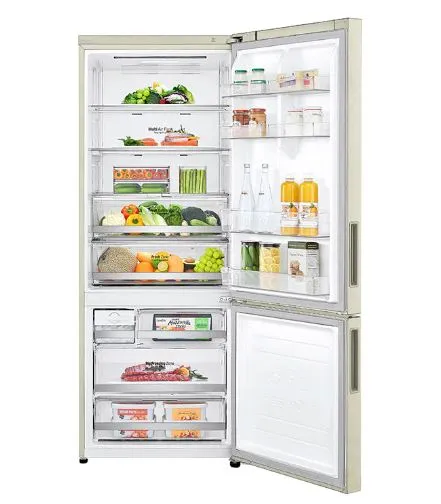 LG GB-B4452SE 451 L Bottom Freezer with Inverter Compressor in Cream Marble