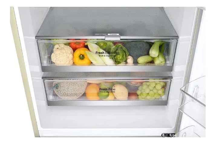 LG GB-B4452SE 451 L Bottom Freezer with Inverter Compressor in Cream Marble
