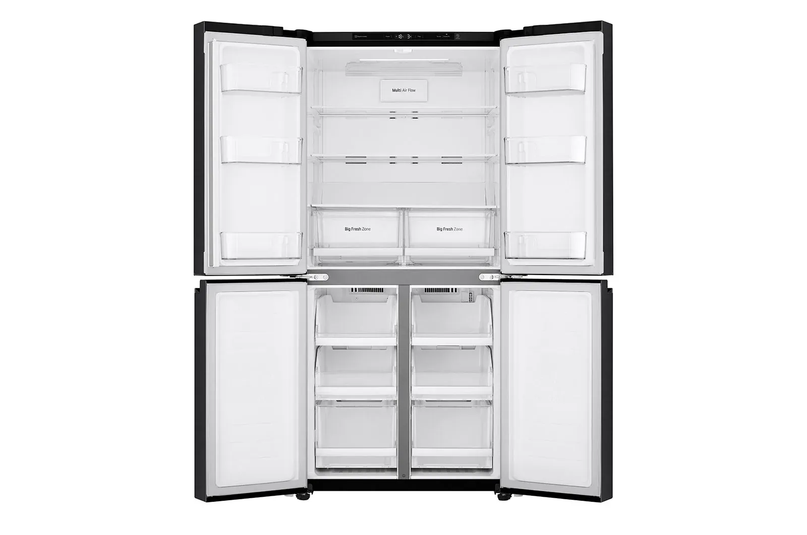 LG GF-B4532MC 464L Multi Door Refrigerator with Smart Inverter Linear Compressor in Matt Black