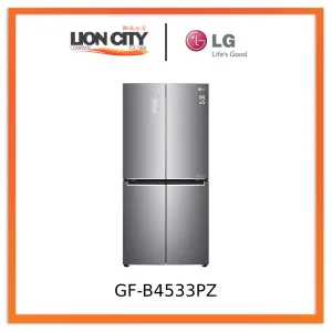 LG GF-B4533PZ 464L Multi Door Refrigerator with Smart Inverter Compressor in Platinum Silver