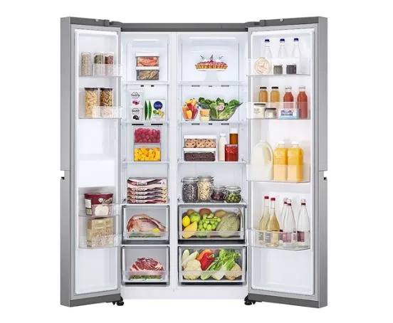 LG GS-B6472PZ 647L side-by-side-fridge with Linear Compressor in Platinum Silver