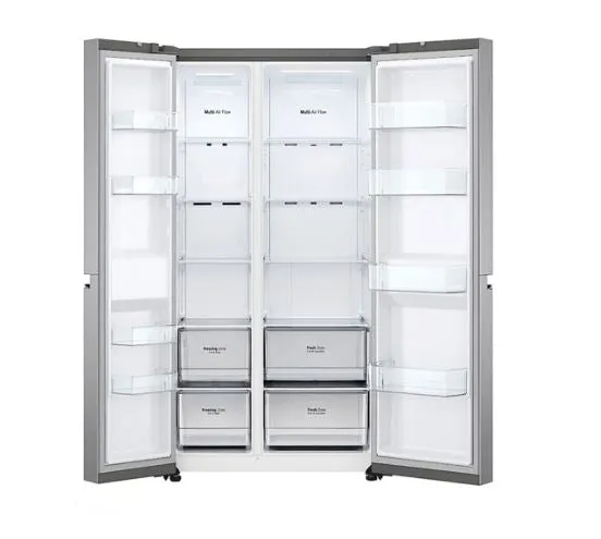 LG GS-B6472PZ 647L side-by-side-fridge with Linear Compressor in Platinum Silver