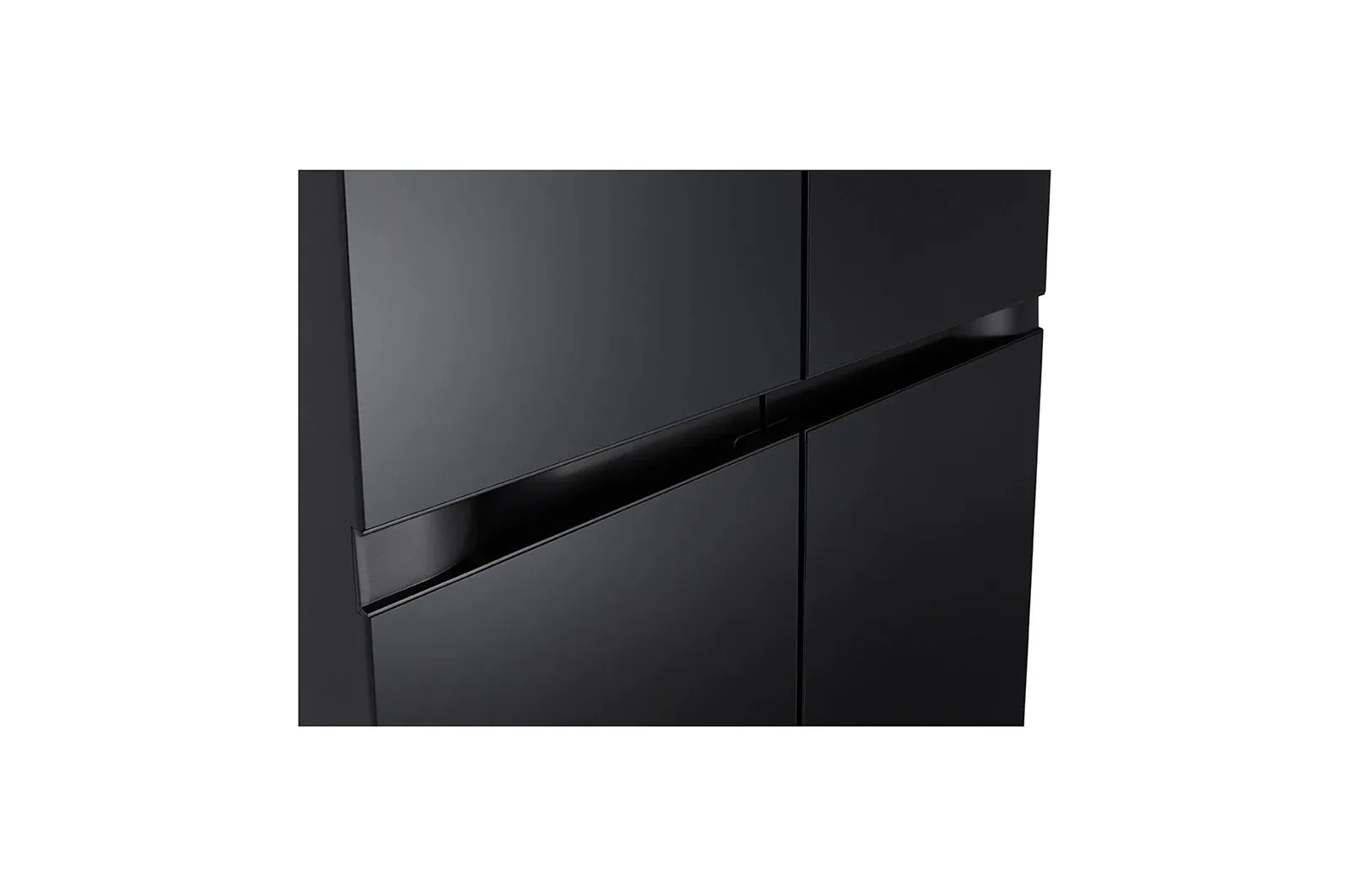 LG GS-B6473BM 647L side-by-side-fridge with Smart Inverter Compressor in Black Glass Mirror