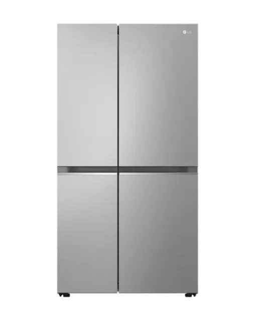 LG GS-B6473PY Side-by-Side Refrigerator, Smart Inverter Compressor, 647L, Prime Silver