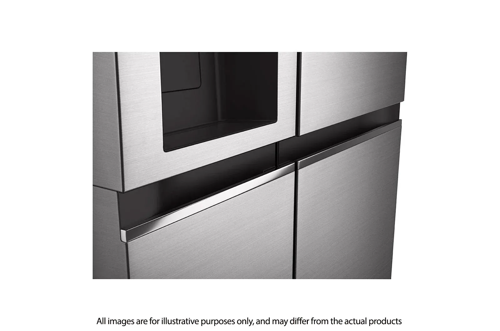LG GS-L6172PZ 617L side-by-side-fridge with Smart Inverter Compressor
