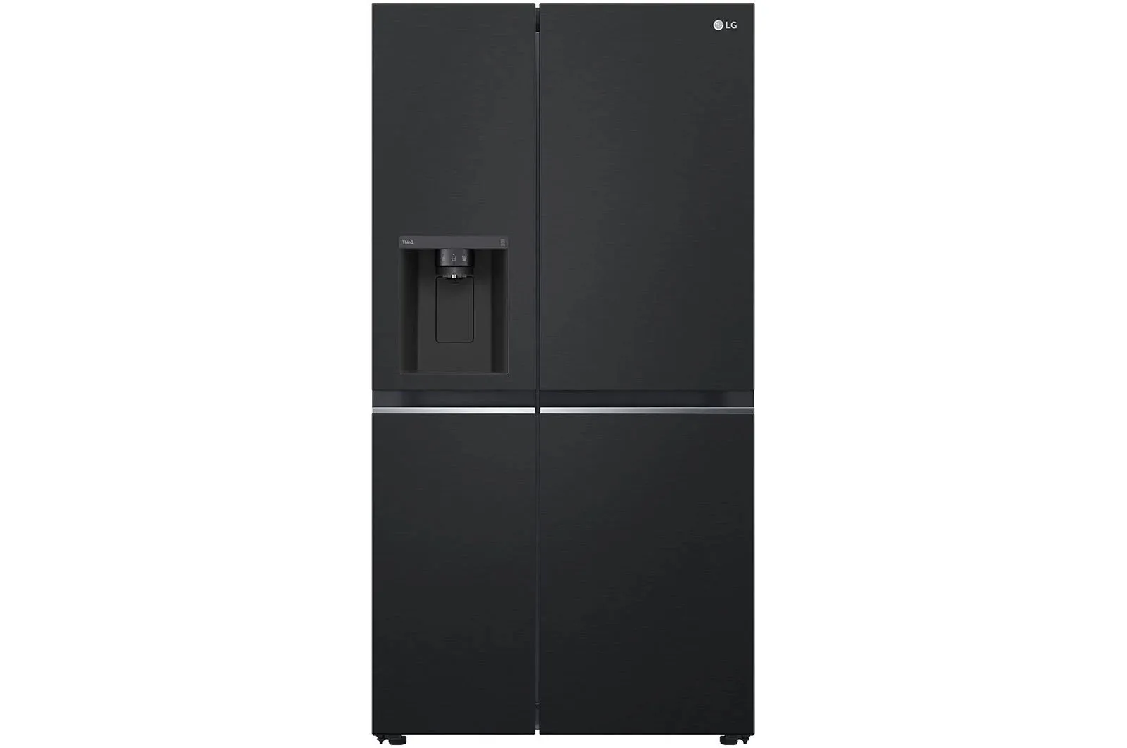 LG GS-L6473EP 617L side-by-side-fridge with Smart Inverter Compressor in Matt Black