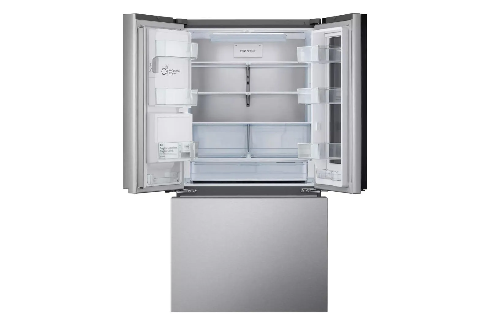 Lg LF26C6360S 26 Cu. Ft. Smart Counter-Depth Max&#8482; French Door Refrigerator With Instaview Door-In-Door