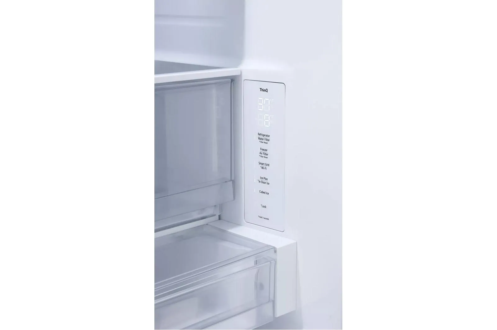 Lg LF26C6360S 26 Cu. Ft. Smart Counter-Depth Max&#8482; French Door Refrigerator With Instaview Door-In-Door