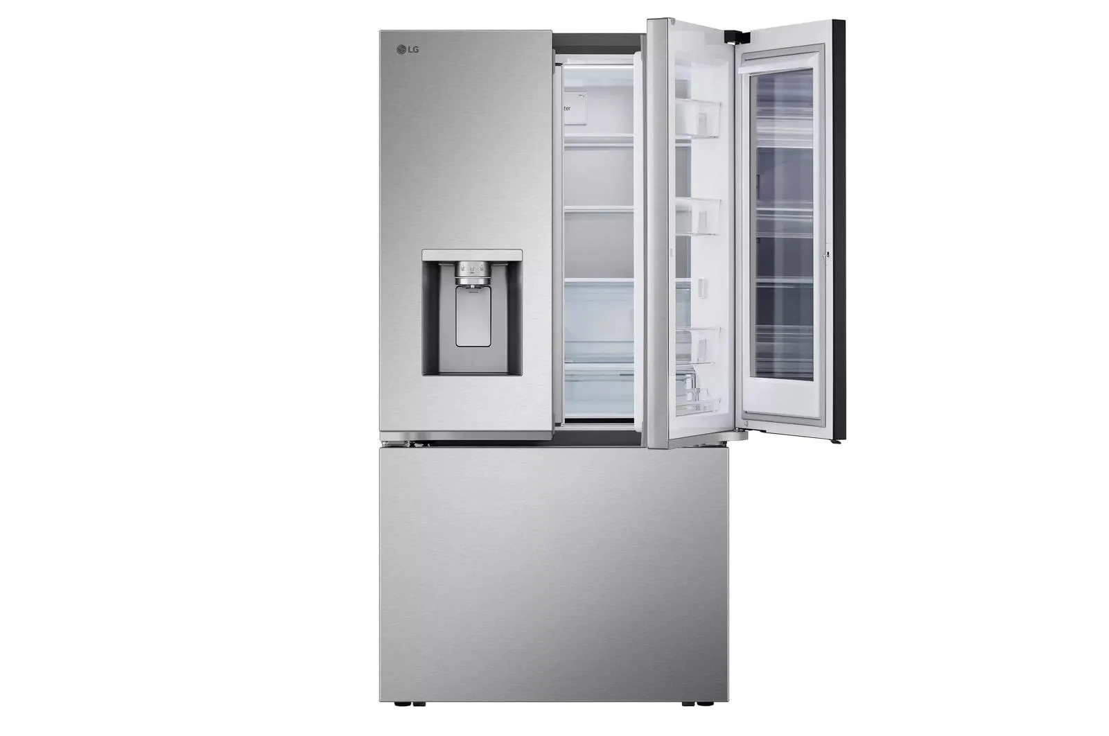 Lg LF26C6360S 26 Cu. Ft. Smart Counter-Depth Max&#8482; French Door Refrigerator With Instaview Door-In-Door