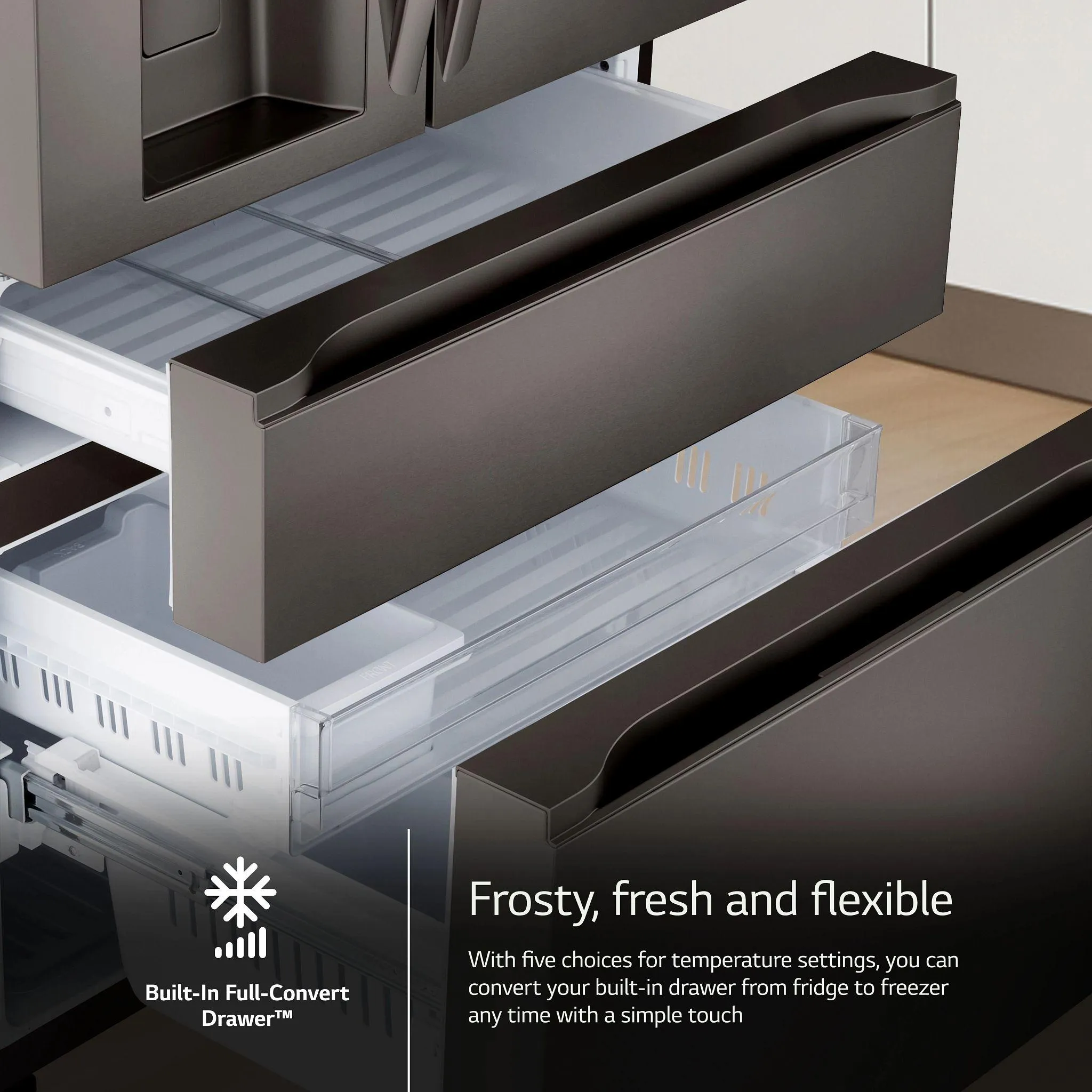Lg LF29H8330D 29 Cu. Ft. Smart Standard-Depth Max&#8482; 4-Door French Door Refrigerator With Full-Convert Drawer&#8482;