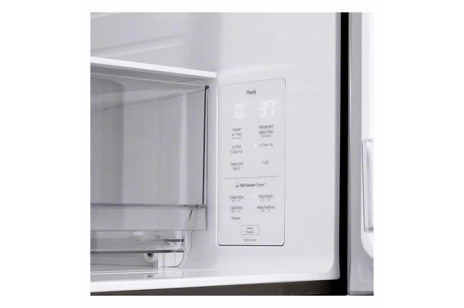 Lg LF29S8330D 29 Cu. Ft. Smart Standard-Depth Max&#8482; 4-Door French Door Refrigerator With Full-Convert Drawer&#8482;