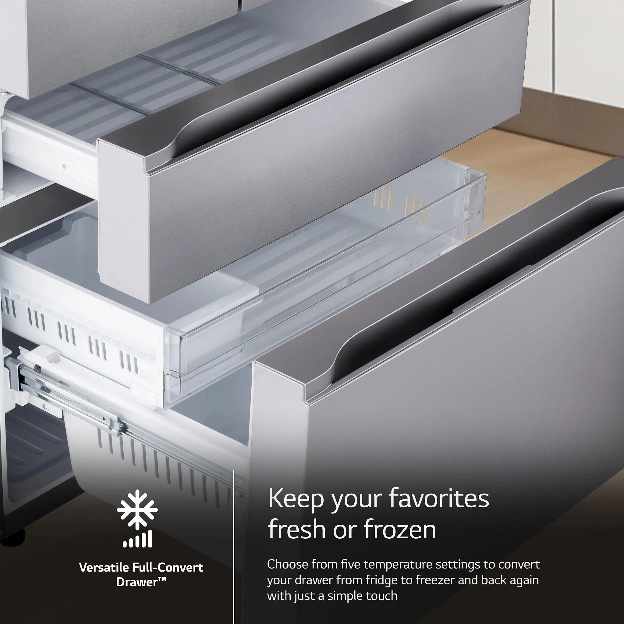 Lg LF30S8210S 30 Cu. Ft. Smart Standard-Depth Max&#8482; 4-Door French Door Refrigerator With Full-Convert Drawer&#8482;