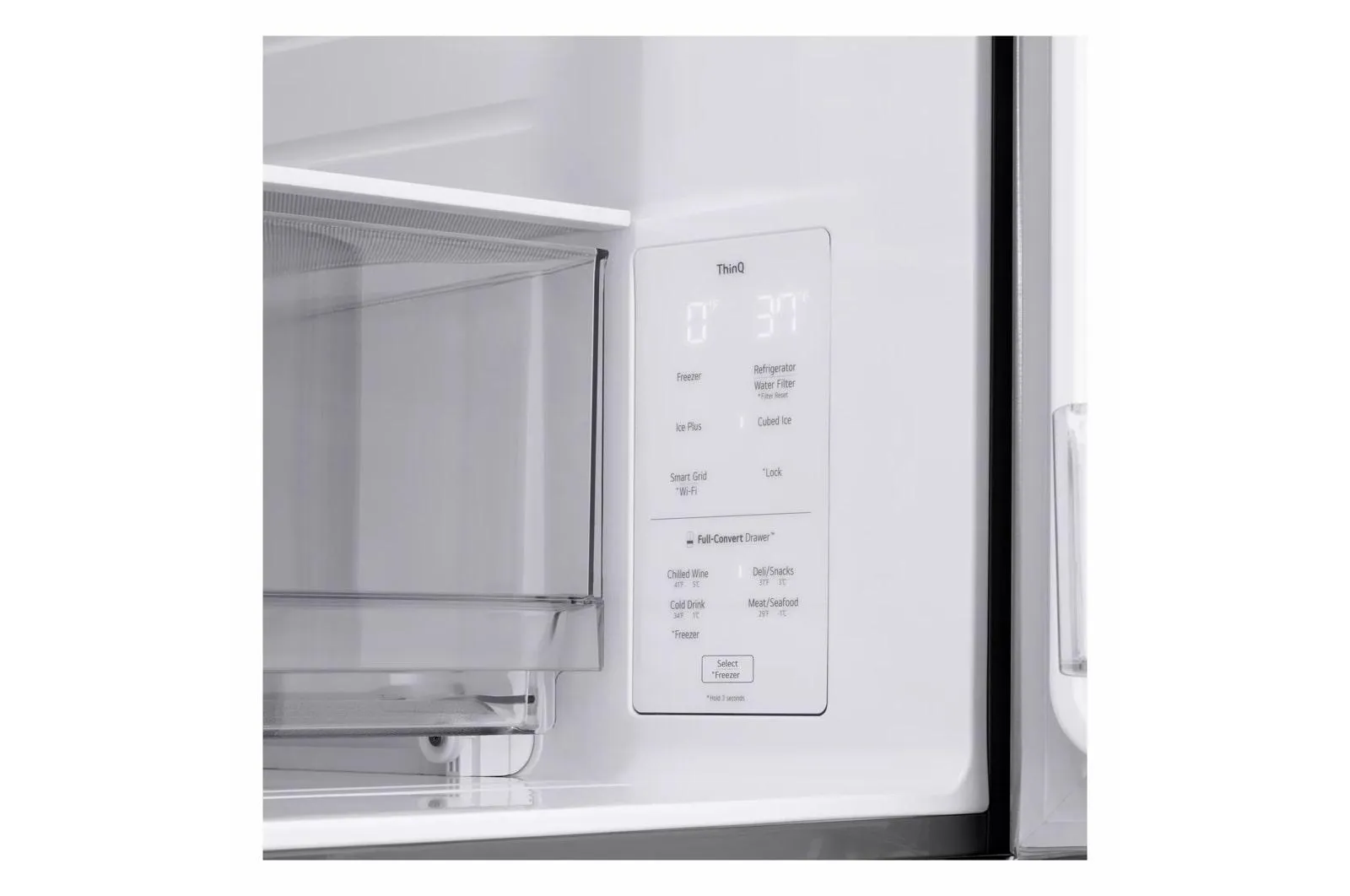 Lg LF30S8210S 30 Cu. Ft. Smart Standard-Depth Max&#8482; 4-Door French Door Refrigerator With Full-Convert Drawer&#8482;