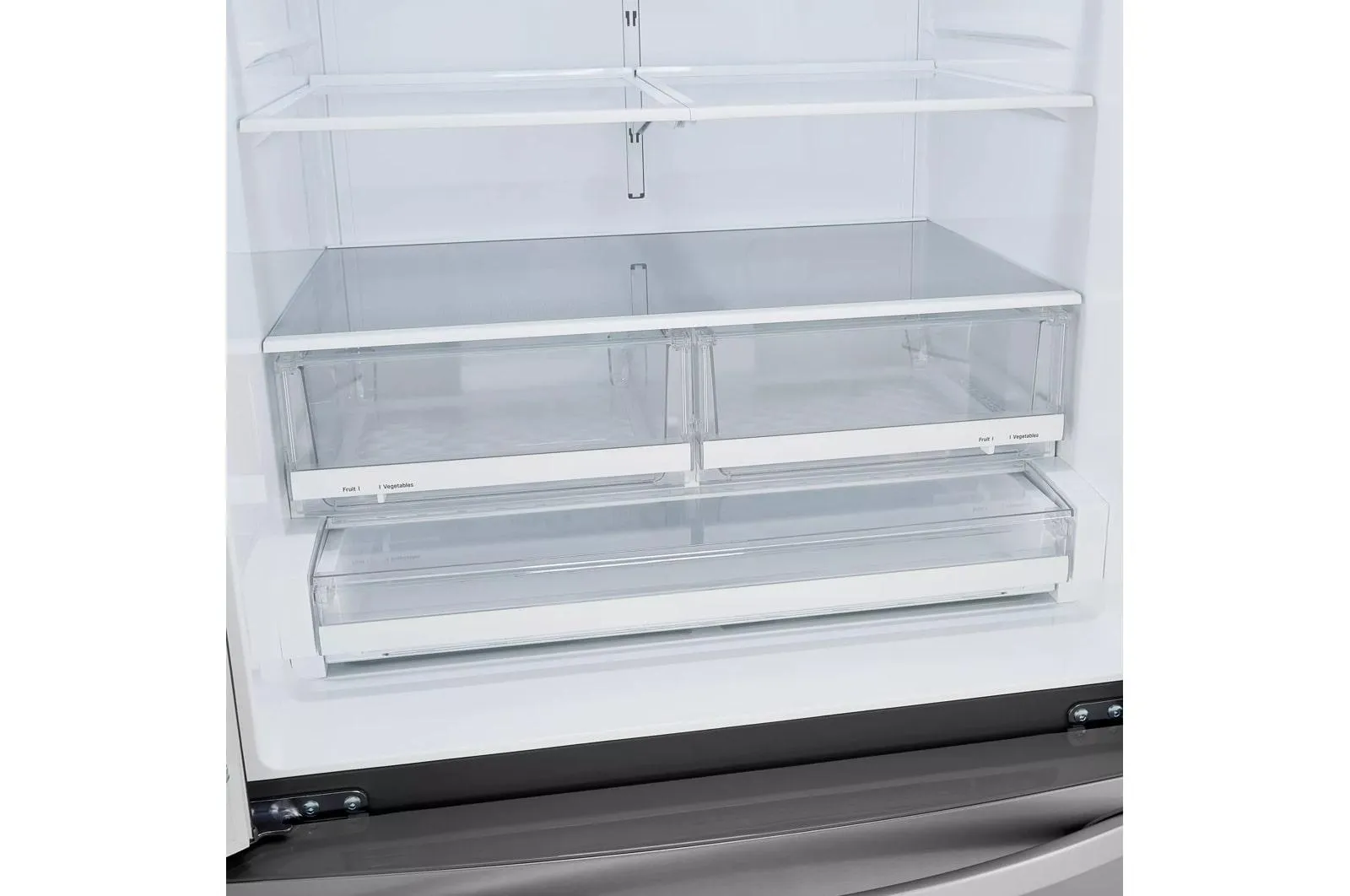 Lg LRFCC23D6S 23 Cu.Ft French Door, Counter-Depth, Non Dispense Refrigerator