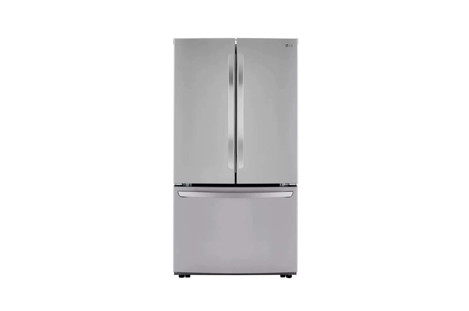 Lg LRFCC23D6S 23 Cu.Ft French Door, Counter-Depth, Non Dispense Refrigerator