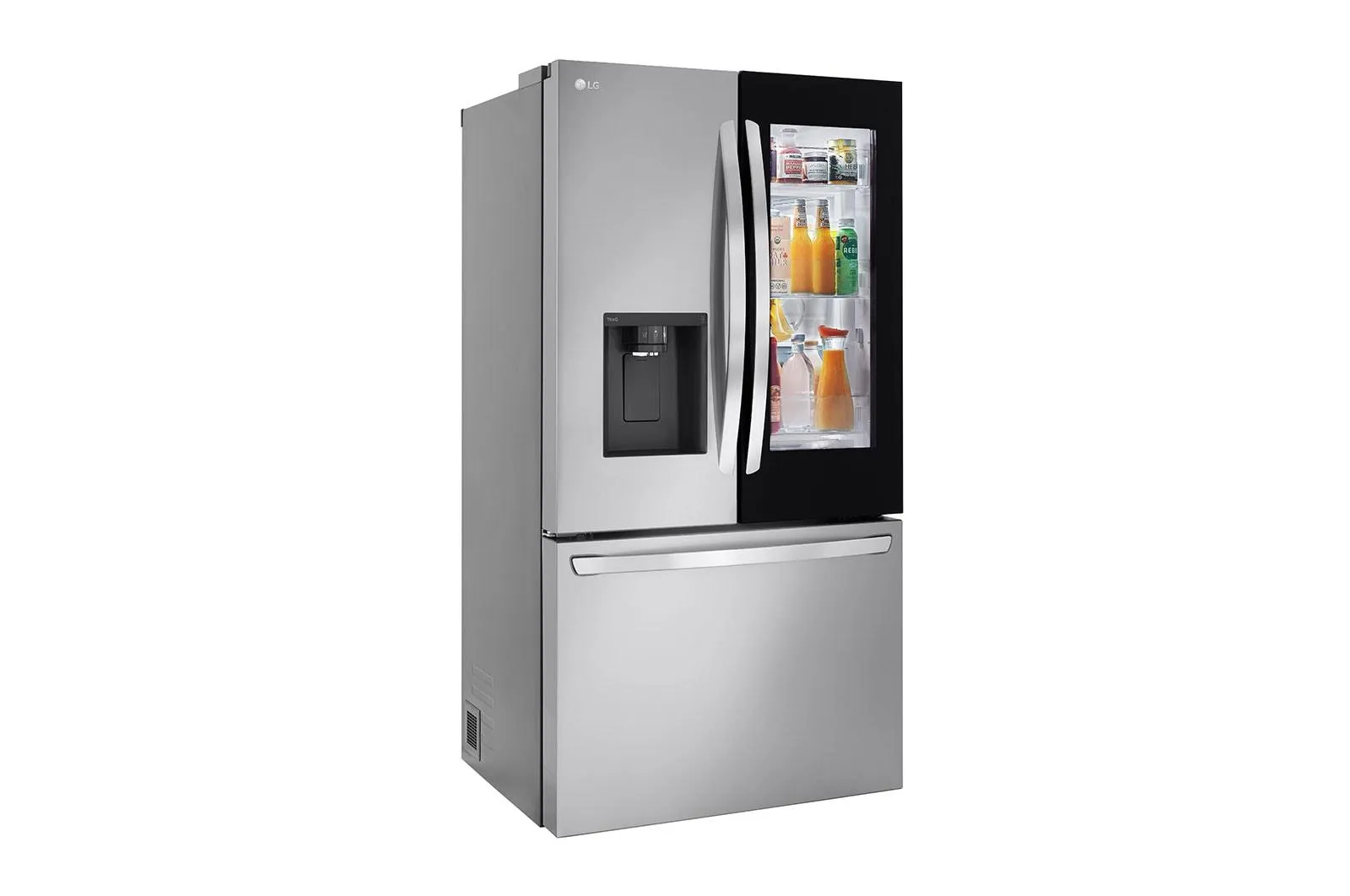 Lg LRFOC2606S 26 Cu. Ft. Smart Instaview Counter-Depth Max French Door Refrigerator