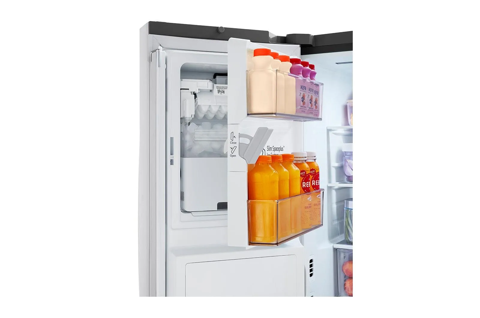 Lg LRFOC2606S 26 Cu. Ft. Smart Instaview Counter-Depth Max French Door Refrigerator