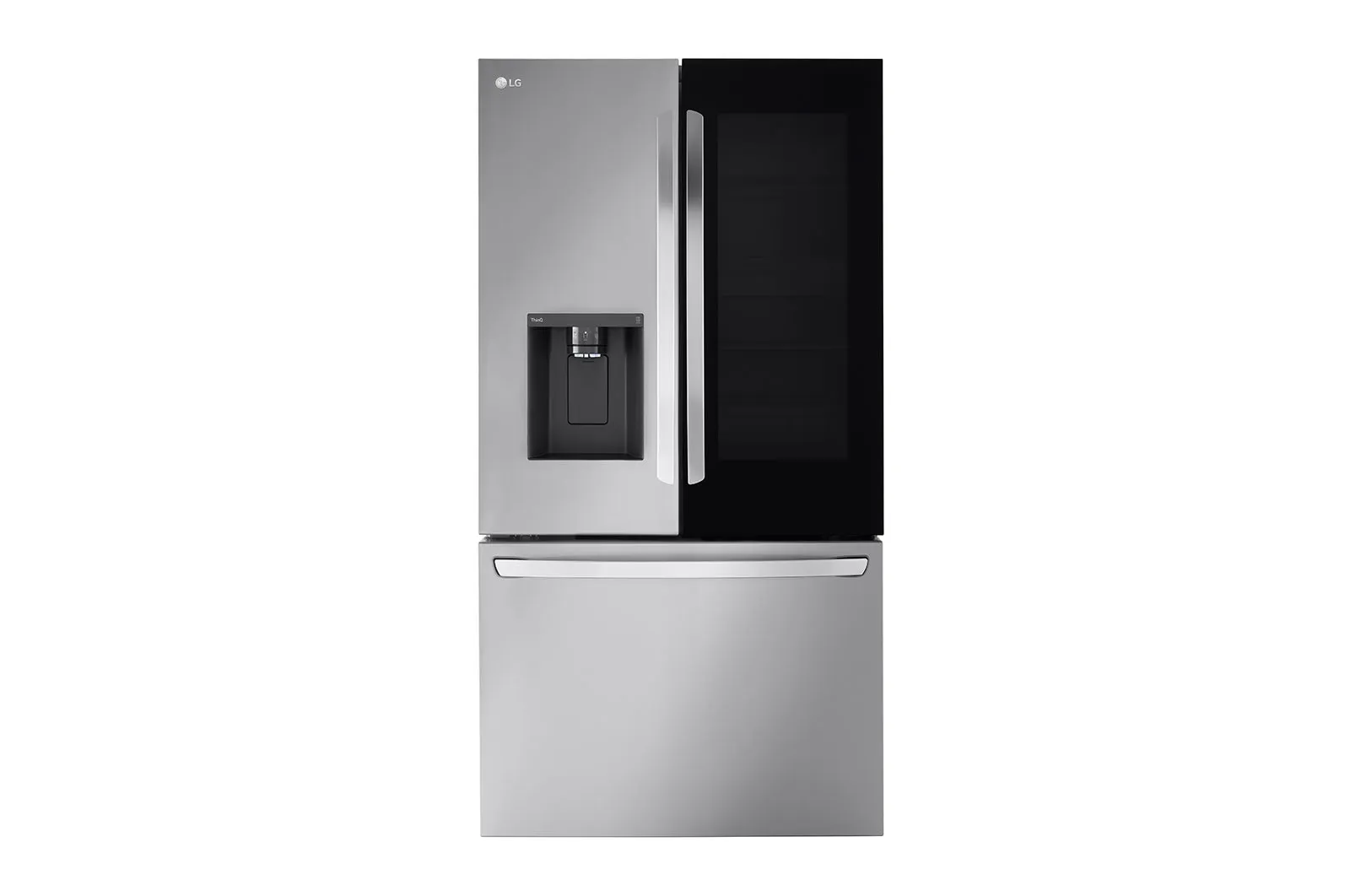 Lg LRFOC2606S 26 Cu. Ft. Smart Instaview Counter-Depth Max French Door Refrigerator