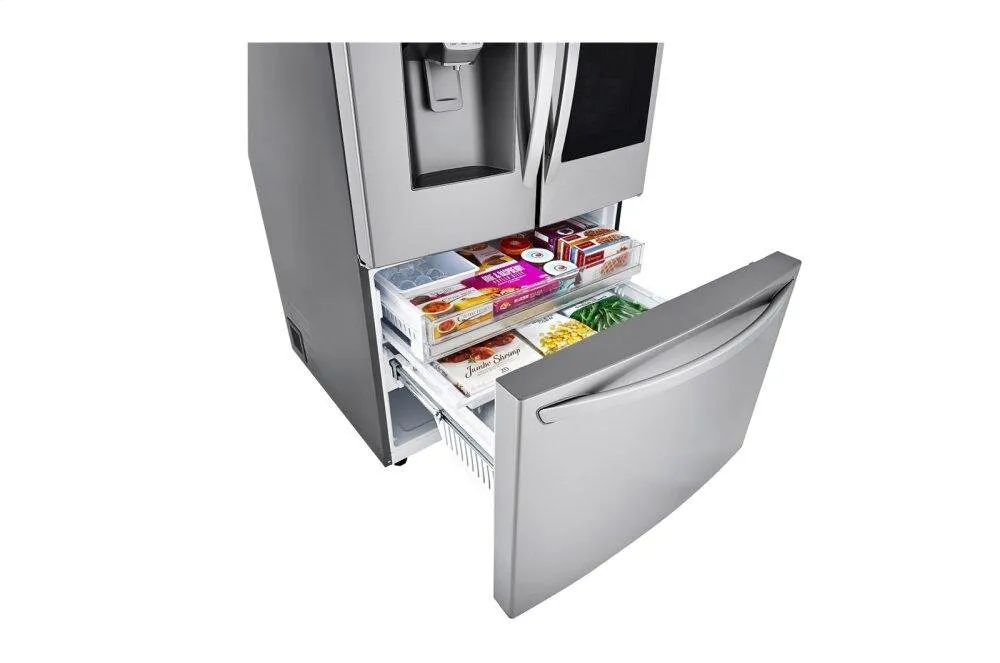 Lg LRFVS3006S 30 Cu. Ft. Smart Wi-Fi Enabled Instaview&#8482; Door-In-Door Refrigerator With Craft Ice&#8482; Maker