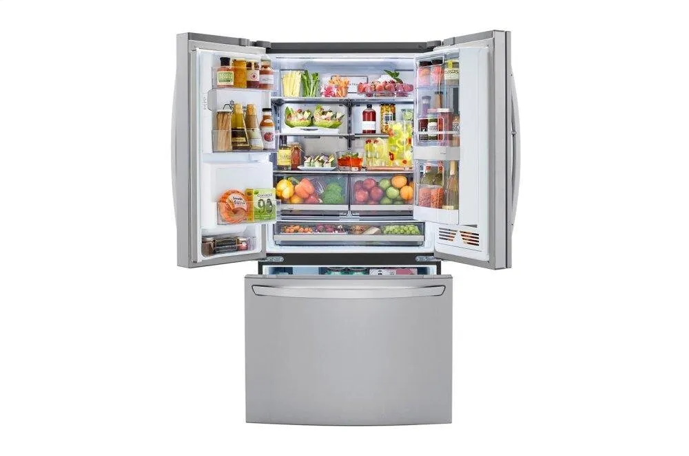 Lg LRFVS3006S 30 Cu. Ft. Smart Wi-Fi Enabled Instaview&#8482; Door-In-Door Refrigerator With Craft Ice&#8482; Maker