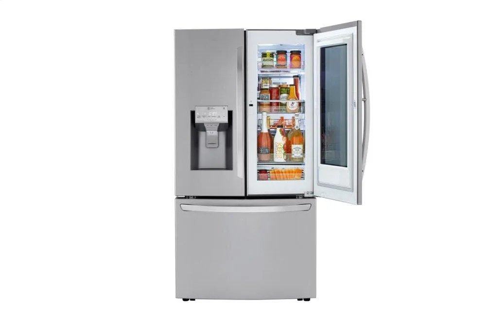 Lg LRFVS3006S 30 Cu. Ft. Smart Wi-Fi Enabled Instaview&#8482; Door-In-Door Refrigerator With Craft Ice&#8482; Maker