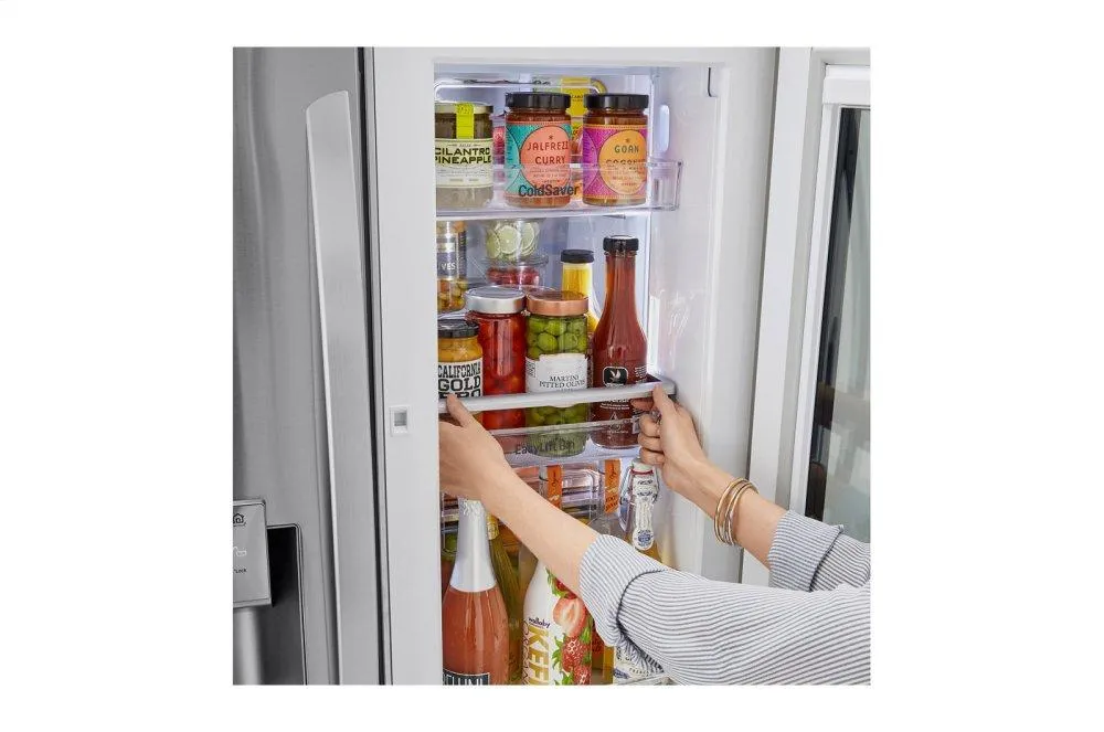 Lg LRFVS3006S 30 Cu. Ft. Smart Wi-Fi Enabled Instaview&#8482; Door-In-Door Refrigerator With Craft Ice&#8482; Maker