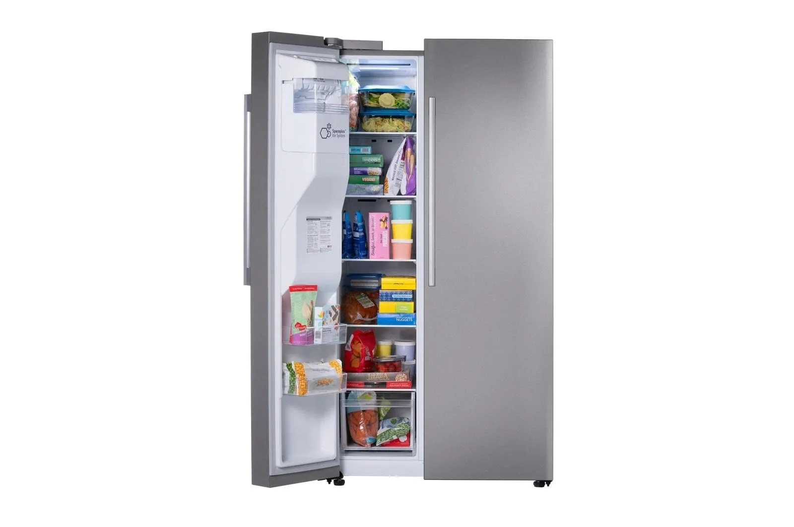 Lg LS27T3230S 27 Cu. Ft. Standard-Depth, Side-By-Side Refrigerator, With Ice And Water And New Bar Handle Design