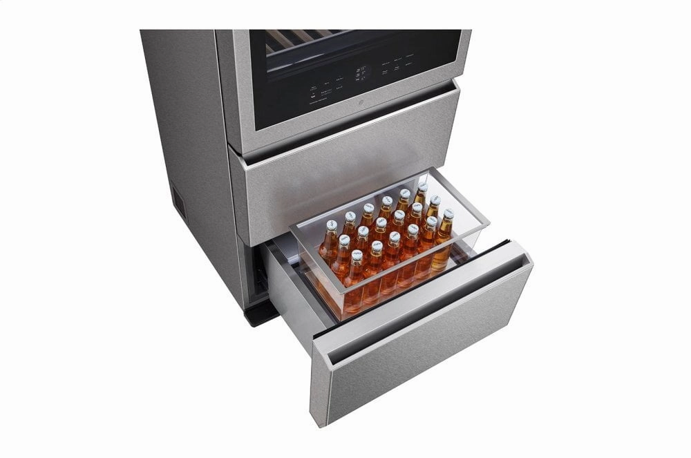 Lg URETC1408N Lg Signature 15 Cu. Ft. Smart Wi-Fi Enabled Instaview&#8482; Wine Cellar Refrigerator
