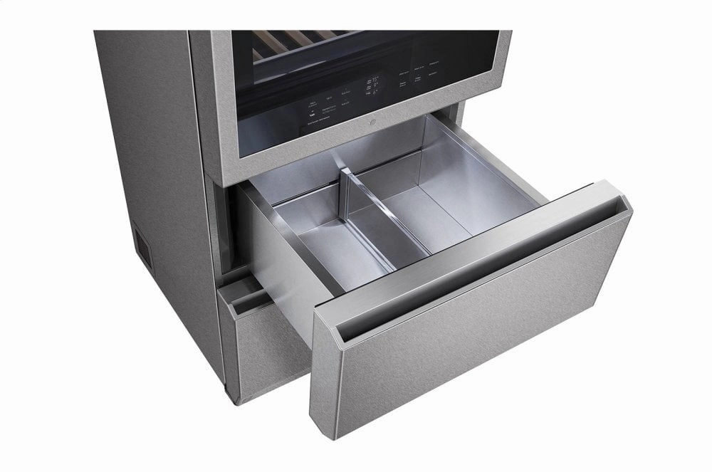Lg URETC1408N Lg Signature 15 Cu. Ft. Smart Wi-Fi Enabled Instaview&#8482; Wine Cellar Refrigerator