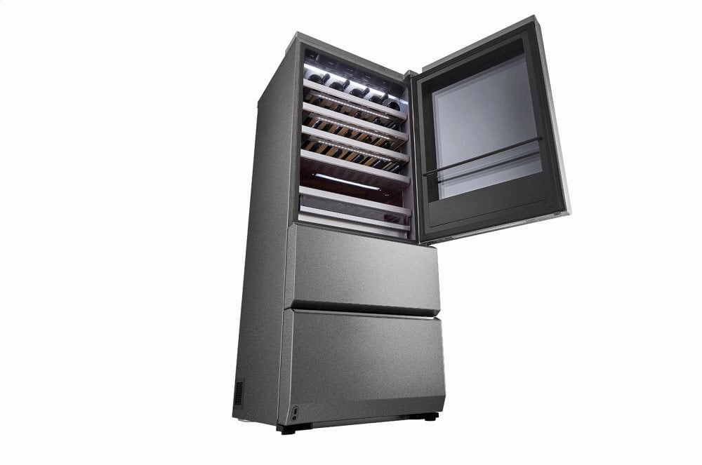 Lg URETC1408N Lg Signature 15 Cu. Ft. Smart Wi-Fi Enabled Instaview&#8482; Wine Cellar Refrigerator