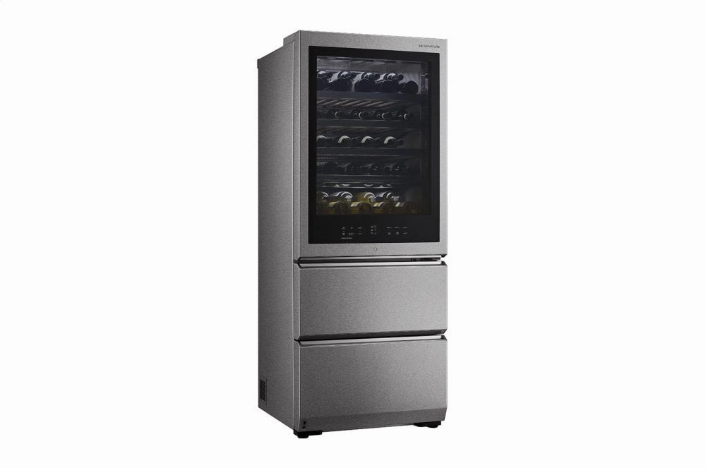 Lg URETC1408N Lg Signature 15 Cu. Ft. Smart Wi-Fi Enabled Instaview&#8482; Wine Cellar Refrigerator