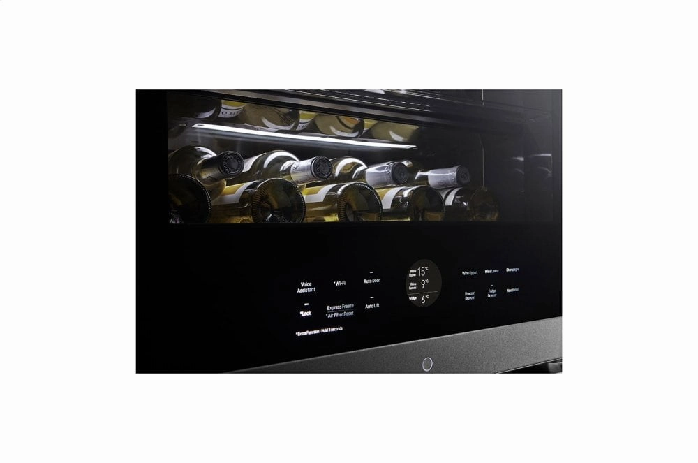 Lg URETC1408N Lg Signature 15 Cu. Ft. Smart Wi-Fi Enabled Instaview&#8482; Wine Cellar Refrigerator