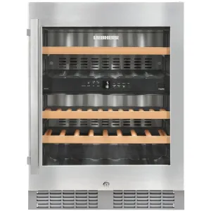 Liebherr - 600mm Dual Zone - 34 Bottle - Undercounter Wine Cooler - UWTes 1672 - WAREHOUSE CLEARANCE