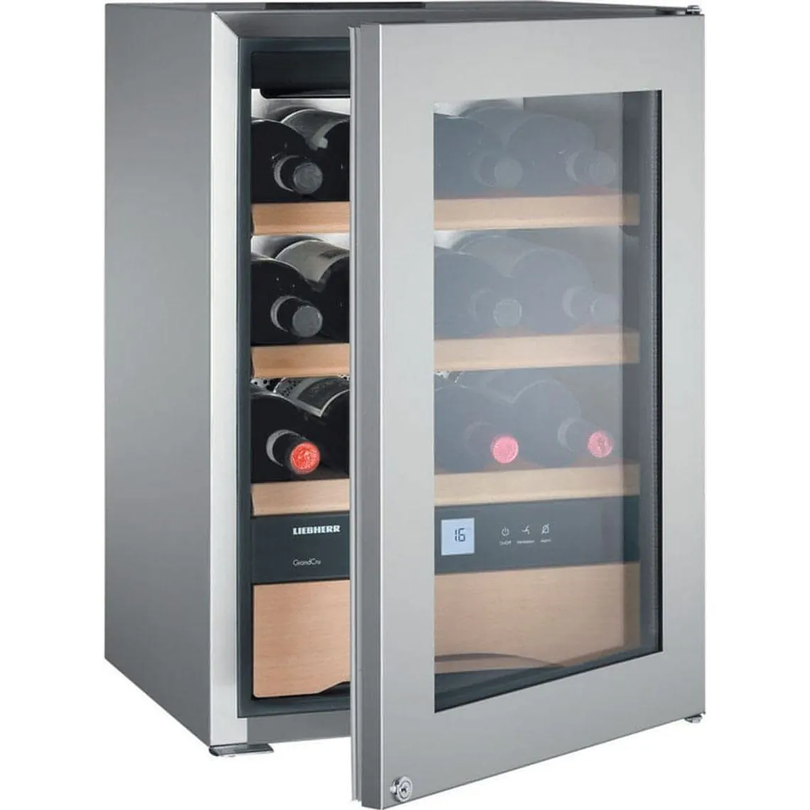 Liebherr - GrandCru 12 Bottle - Freestanding Wine Cabinet - WKes 653