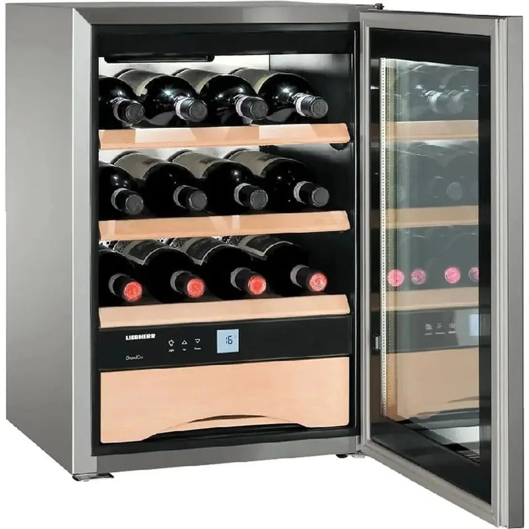 Liebherr - GrandCru 12 Bottle - Freestanding Wine Cabinet - WKes 653