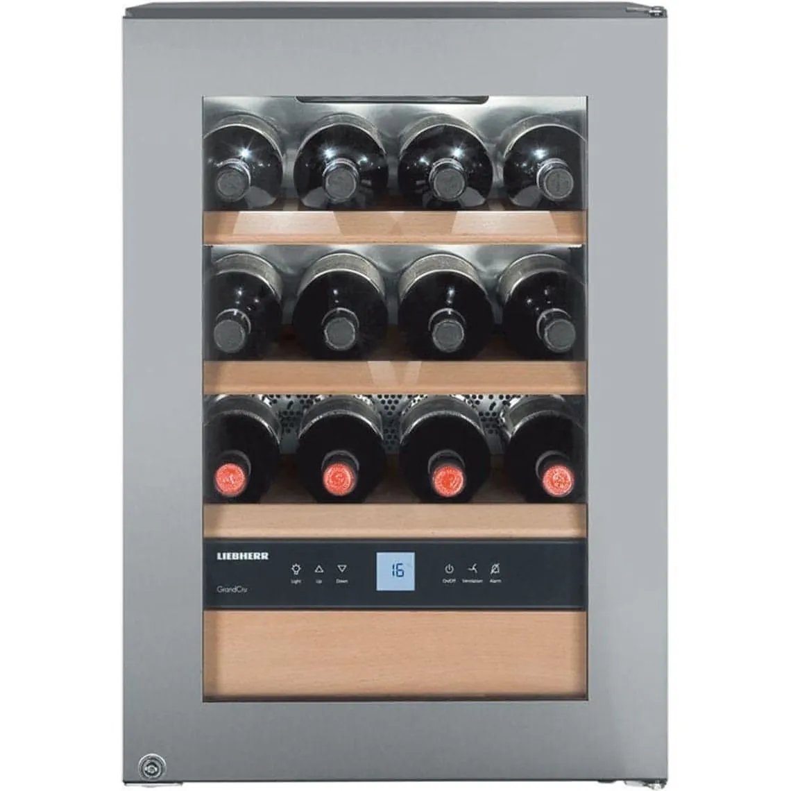 Liebherr - GrandCru 12 Bottle - Freestanding Wine Cabinet - WKes 653