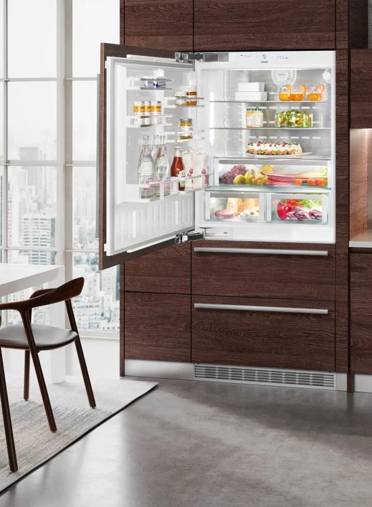 Liebherr HC2081 36" Combined Refrigerator-Freezer With Nofrost For Integrated Use