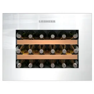 Liebherr HWGW1803 Integrated Wine Cabinet 18 Bottle Single Zone White Pull Down Door