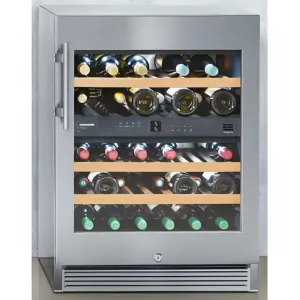 Liebherr - Vinidor 34 Bottle Freestanding/Built In Wine Cabinet - WTes 1672 - Glass Door
