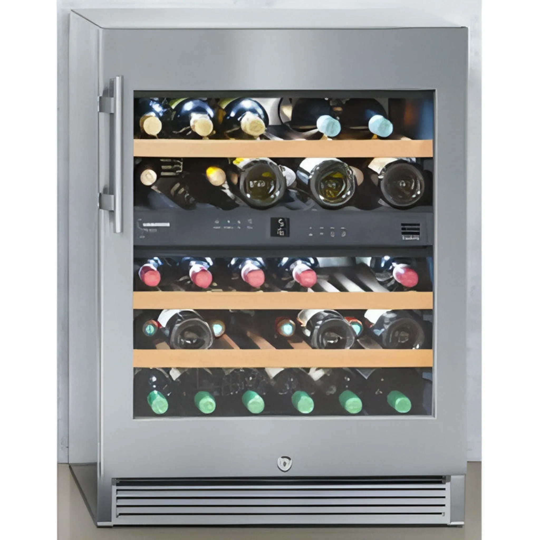 Liebherr - Vinidor 34 Bottle Freestanding/Built In Wine Cabinet - WTes 1672 - Glass Door