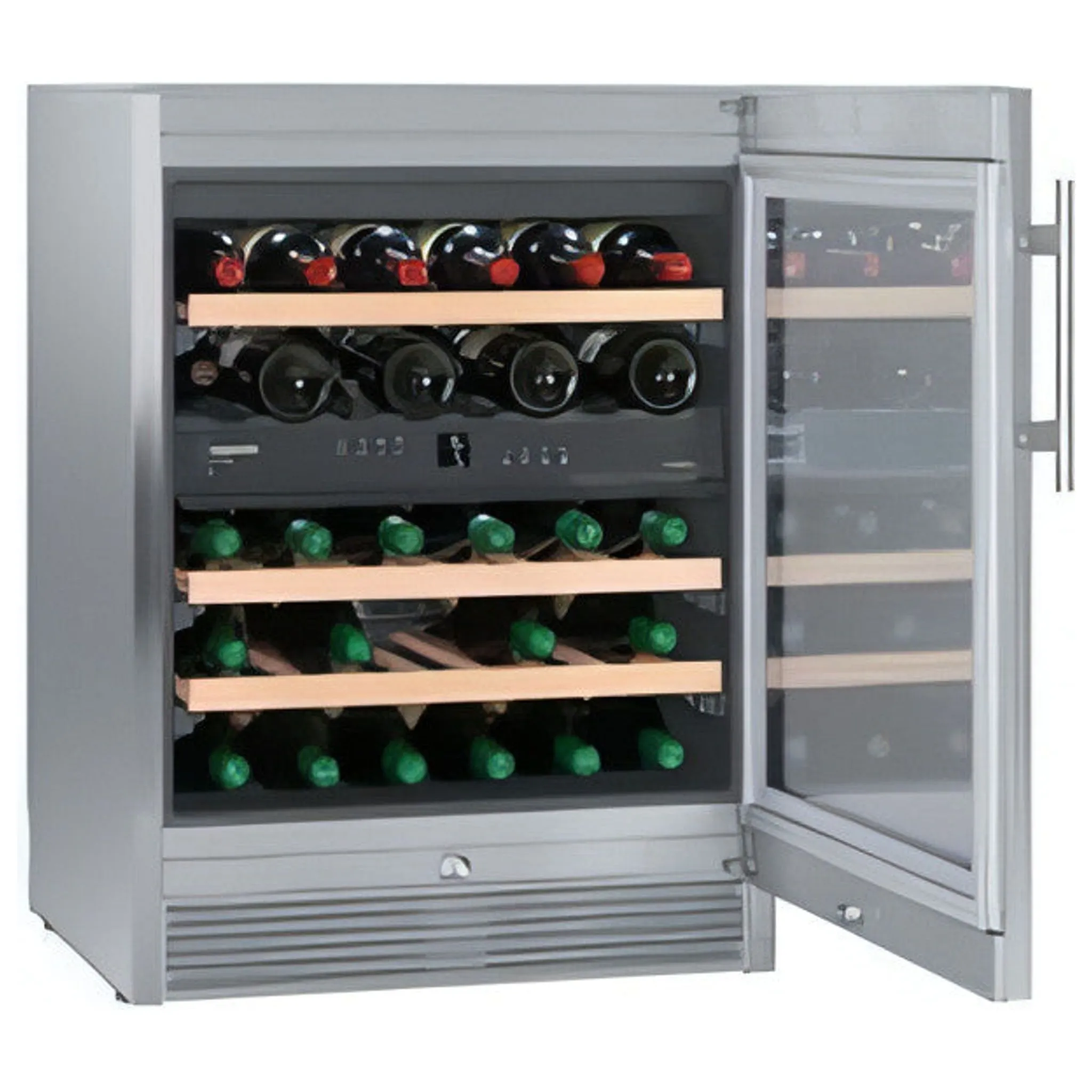 Liebherr - Vinidor 34 Bottle Freestanding/Built In Wine Cabinet - WTes 1672 - Glass Door
