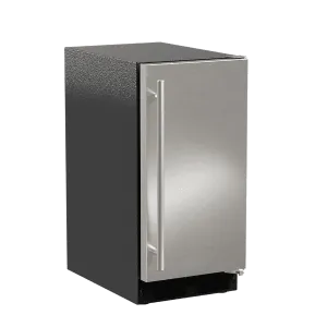 Marvel MACL215SS01A 15-In Low Profile Built-In Clear Ice Machine, Gravity Drain Application With Door Style - Stainless Steel