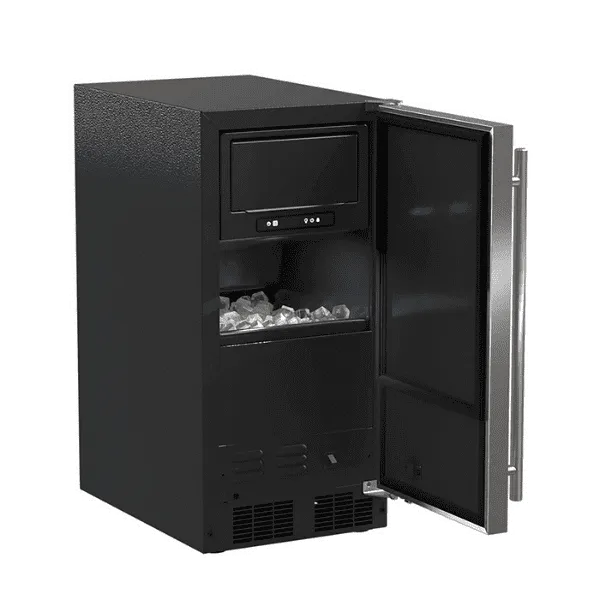 Marvel MACL215SS01A 15-In Low Profile Built-In Clear Ice Machine, Gravity Drain Application With Door Style - Stainless Steel
