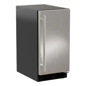 Marvel MACL215SS01B 15-In Low Profile Built-In Clear Ice Machine, Gravity Drain Application With Door Style - Stainless Steel
