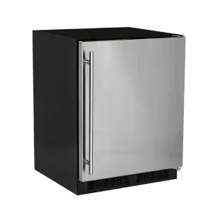 Marvel MARE224SS41A 24-In Low Profile Built-In Refrigerator With Maxstore Bin And Door Storage With Door Style - Stainless Steel, Door Swing - Right