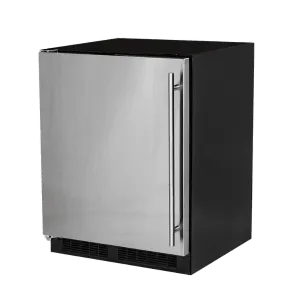 Marvel MARE224SS51A 24-In Low Profile Built-In Refrigerator With Maxstore Bin And Door Storage With Door Style - Stainless Steel, Door Swing - Left
