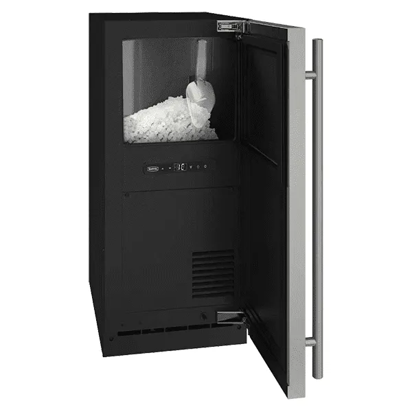 Marvel MLNP115SS01B 15-In Built-In Nugget Ice Machine With Door Style - Stainless Steel, Pump