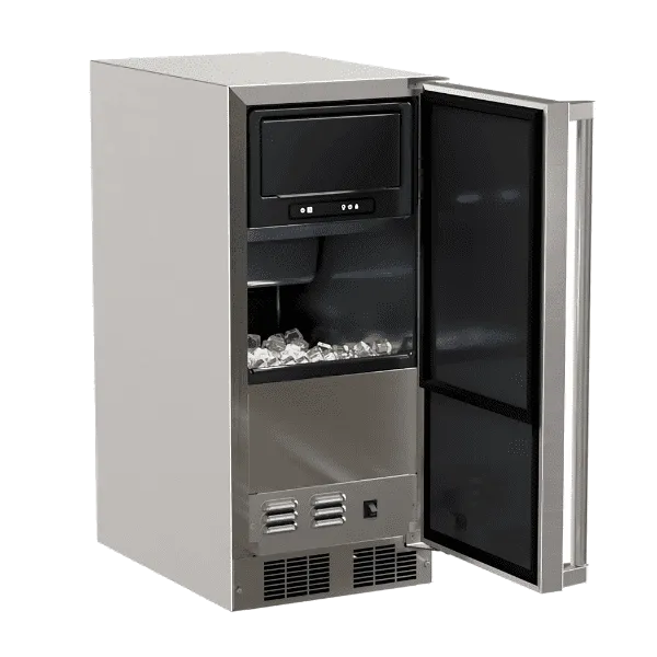 Marvel MOCP215SS01A 15-In Outdoor Built-In Clear Ice Machine With Factory-Installed Pump With Door Style - Stainless Steel