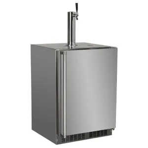Marvel MOKR124SSA1A 24-In Outdoor Built-In Dispenser With Single Beer & Beverage Tap With Door Style - Stainless Steel, Dispenser Type - Single Beer